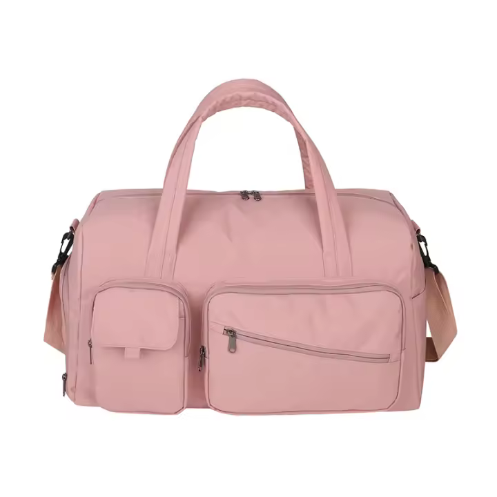 Bolsa de lona deportiva para Yoga, bolsa de gimnasio en seco y húmedo con mochila escolar, bolso de viaje, senderismo al aire libre, Camping, equipaje, mochila escolar - 1