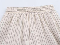 Conjunto de Pantalones de Pierna Ancha a Rayas para Mujer Ouwu 2 Piezas, Moda Informal, Estilo 2025 - details 4
