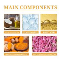 Yaper 2 piezas de espuma para lavado de cara, limpieza profunda y exfoliante, limpiador facial de cúrcuma con cepillo. - details 6