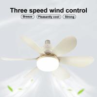 Ventilador de techo para el hogar con luz, casquillo E27 y luces nocturnas LED de 30 W, 3 modos de iluminación ajustables, control remoto, ventilador de techo con alta potencia de viento - details 13