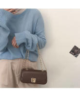 Bolso Vintage para Mujer 2025 Bolso Cruzado Retro con Cadena Dorada, Cuero Premium, Ligero y Resistente Moda Tendencia España - details 3