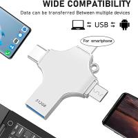 Drive de Flash Multifuncional para iPhone Pro Plus MAX Almacenamiento Externo de 256GB a 2TB - details 1