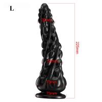 Potente ventosa para hombre y mujer tapón Anal para masaje de próstata dispositivo de masturbación Posterior para pene antes y después - details 3