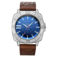 Reloj de Cuarzo de Lujo XINEW Diseño Simple Deportivo Banda de Cuero Regalo de Moda Bajo para Hombres Marca Leten - details 8