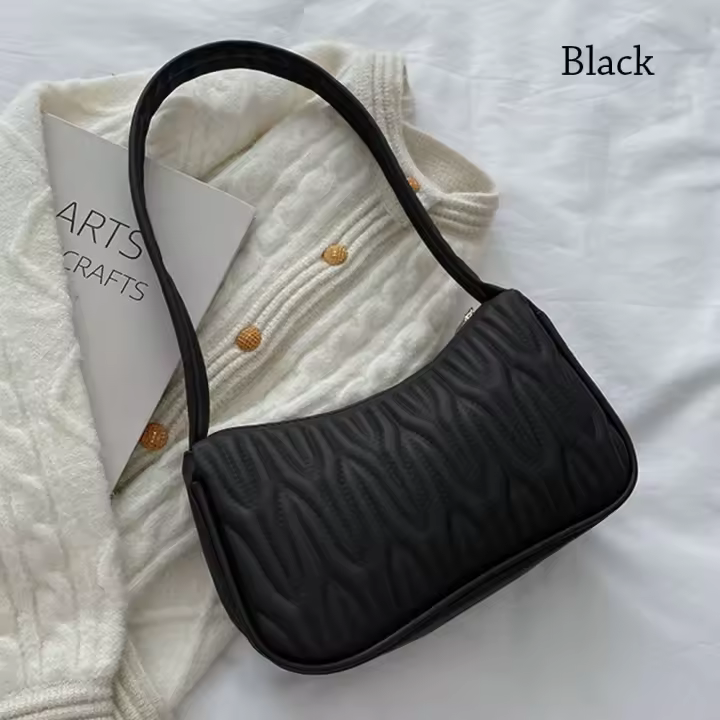 Bolso informal de cuero de PU para mujer, bolso de mano, bandolera, bolsos de hombro - 1