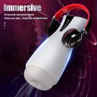 Masturbador de garganta profunda para hombres, succión automática, Clip Oral, vibración telescópica multifrecuencia, Juguetes sexuales divertidos - details 3