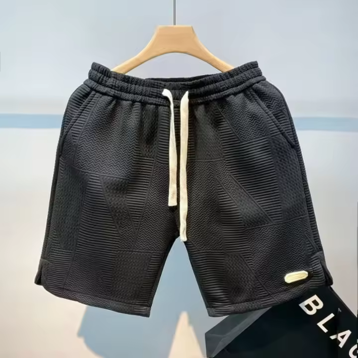 Nuevos Pantalones Cortos Grande para Hombre Estampado Retro Casual Moda de Verano Playa Deportiva Estilo Americano - 1