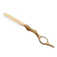 Navaja de Afeitar Profesional para Cabello con Hoja de Aluminio de Aviación 1Pcs Cuchillo de Peluquería para Salón Cortador de Cabello C0001A - details 2