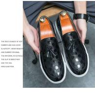 Nuevos zapatos Oxford de cuero genuino para hombre de diseñador de alta calidad, estilo de punta redonda, fáciles de usar de talla grande - details 11