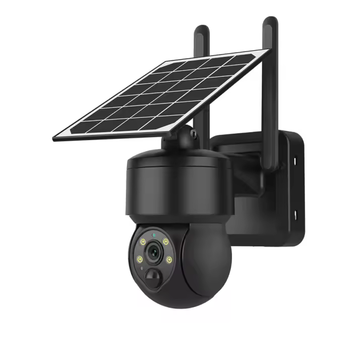 Cámara Solar SHIWOJIA 4G SIM 3MP Panel Solar para Exteriores Audio Bidireccional Protección de Seguridad Cámara de Vigilación WIFI Compatible con Computadora de Escritorio - 1