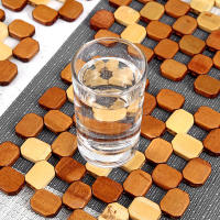 Alfombrilla De Madera De Bambú Para Cocina Antideslizante Protectora Cuadrada Ecológica Para Olla Y Tazón Matriz De Tabla - details 4