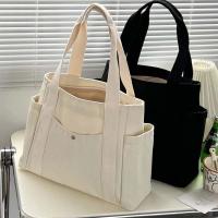 Bolso de lona de gran capacidad para el trabajo, bolso de mujer estilo universitario - details 19