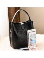 Bolso de Mano de PU con Patrón de Cocodrilo para Mujeres - details 20