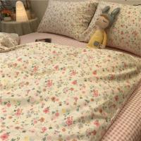 Juego de Ropa de Cama de Flores Europeas Suaves Cubierta de Edredón, Sábana, Fundas de Almohada - details 5
