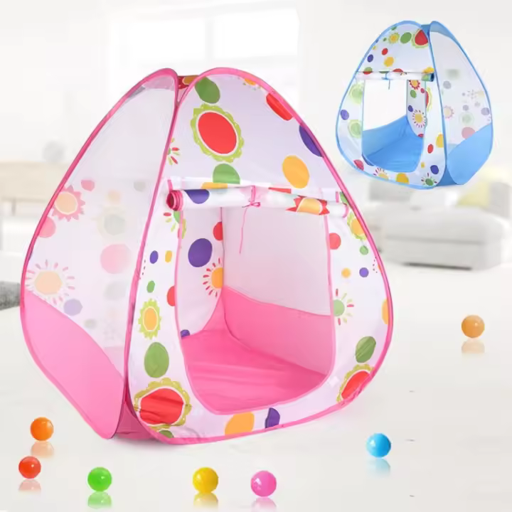 Tienda de campaña emergente para niños, juego de Girasol, juegos de Interior y exterior, Casa de campaña, juguetes, cóprodo de llevar, Gift perfecto para niños - 1