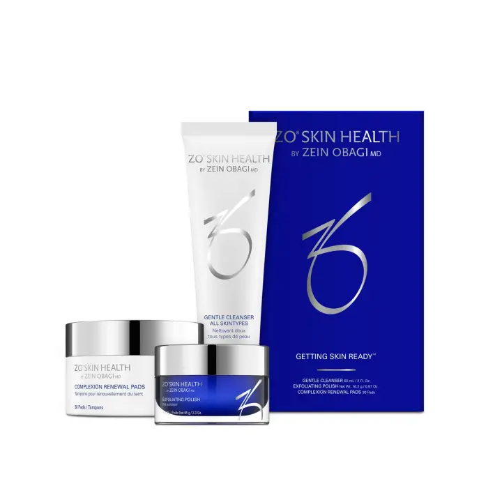 Kit de viaje de renovación ZO SKIN HEALTH, que incluye limpiador suave de 200 ml, exfoliante exfoliante de 65 g y crema hidratante de 50 ml - 1