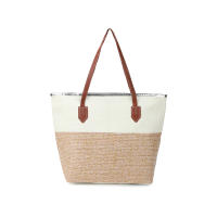 Bolsa de playa a rayas 2024, bolso de hombro para las axilas, bolso de lona informal de gran capacidad. - details 21