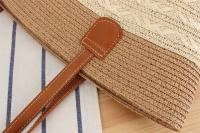 Bolso de mano de gran capacidad a rayas Bolso tejido a mano con textura premium Bolso de hombro versátil de vacaciones - details 17
