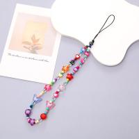 Cordón de teléfono con cuentas hecho a mano, correa de muñeca con cuentas, cadena de teléfono con perlas, eslinga antipérdida colorida, accesorios para teléfono móvil - details 25
