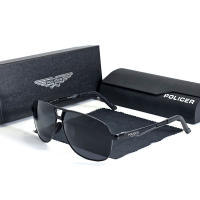 2025 POLICER Gafas de Sol Pilot para Hombre UV400 Polarizadas, Regalo Familiar para Viajes y Piscina, Diseño Retro Italiano - details 1