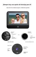 Mirilla inteligente remoto monitor Timbre inalámbrico exterior impermeable con camara - details 7