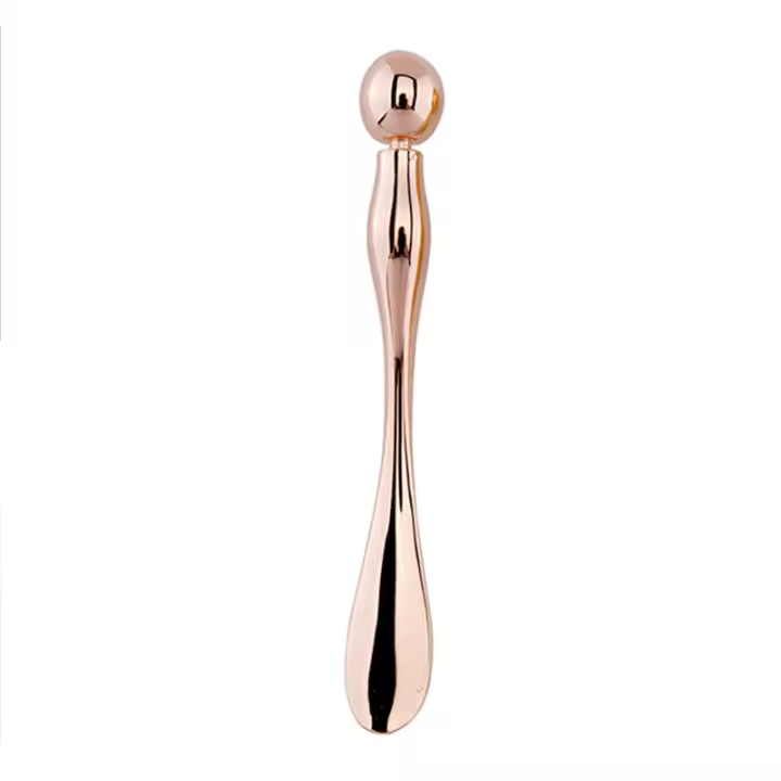 Herramienta de Cuidado Facial Barra de Masaje de Cara de Metal Anti Arrugas Aplicador de Crema para los Ojos Mezclador de Mascaras Spatula y Escoop - 1