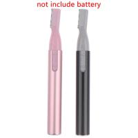 Tijeras Eléctricas de Cejas Prácticas Mini Afeitadora Portátil Accesorio de Eliminación de Vello para Mujeres 2 Colores - details 4