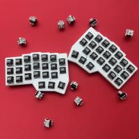 Teclado Corne V4 Spilt negro con cable, modo único, intercambio en caliente, teclado con bocina, RGB personalizado, VIAL, Kit de teclado ergonómico, accesorios para jugadores - details 12