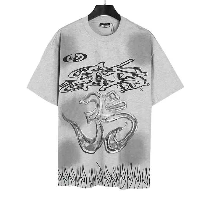 2025 Camisas casuales básicas de moda de verano, camisetas holgadas de algodón puro para hombres y nuevas camisas de manga corta para parejas con estampados de logotipos en la parte delantera - 1