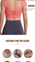 Sujetador deportivo para mujer, talla extra grande hasta 6XL, algodón transpirable, a prueba de golpes, para gimnasio, correr, yoga. - details 19