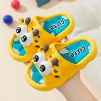 Zapatillas de Niños con Patrón de Ojos Grandes en 3D Antideslizantes, Abre Hermanos, Zapatos de Vacaciones al Aire Libre - details 8