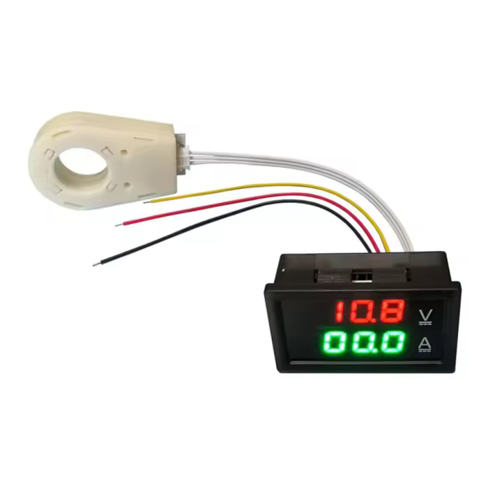 Monitor de batería LED Digital para coche, amperímetro, voltímetro, CC 0-300V, 50A, 12V, 24V, 36V, 48V, 60V - 1