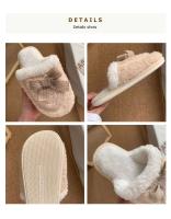 Zapatillas de algodón sucias antideslizantes de invierno a la moda Ins de estilo coreano, plantilla de felpa, nuevo hogar, dormitorio, parejas - details 1