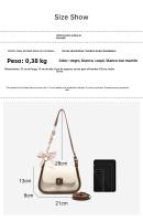 Bolso Cruzado Versátil de Verano 2025 Pequeño, Texturado, Venta Caliente para Mujeres - details 3