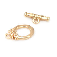 Pulsera de Tirantes Geométricos de Latón Dorado 18K Clasps para Hacer Joyería DIY - details 49