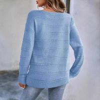 Suéteres de punto para mujer de otoño, jerséis sueltos, tops de punto para mujer - details 2