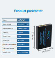 HQIX para Samsung Digimax U-CA3 CA4 CA401 CA5 CA501 CA505 V10 V20 V700 V800 Cámara SLB-1037 1137 cargador de batería - details 4