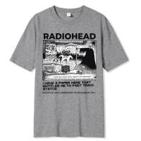 Radiohead-Camiseta clásica Vintage para Hombre, Camisetas de Rock de gira en América del Norte, Camisetas de calle de Hip Hop, Tops de gran tamaño de algodón 100% - details 12