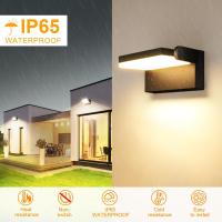 Apliques LED 60W Pared Exterior Interior 360 °   Rotación Negra Lámpara de Pared para Entrada Terraza Pasillo Focos LED Exterior 5000 Lumen Blanco Cálido 3000K Impermeable - details 24