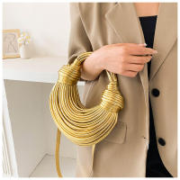 Nuevo Bolso de mano tejido a mano para pan y fideos, con cable eléctrico, para hombro, - details 27