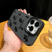 Funda de teléfono con patrón de corazones cromados, tela de silicona para iPhone 16Pro 16ProMax 15Pro, compatible con cámara MagSafe elevada 12/13/14ProMax, arte callejero anticaída - details 5