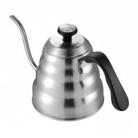 Cafetera de acero inoxidable con termómetro, cuello largo de cisne, alta capacidad, puede calentar café profesional hecho a mano - details 0