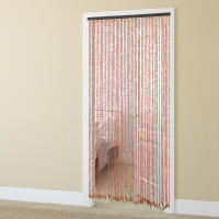 Cortina de Bambú Hecha a Mano con Cuentas Onda de 52 Líneas Densa Borla de Puerta para Balcón Dormitorio - details 0