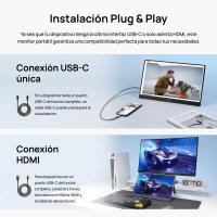 ARZOPA Monitor Portátil 15.6'' Alta Resolución 1080P IPS Audio Incorporado Montaje en Escritorio - details 9