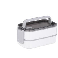 Caja De Almuerzo Térmica De Acero Inoxidable De Doble Capa Portátil Para Estudiantes y Trabajadores Ideal Para Microondas - details 1