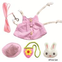 Accesorios de Chaleco para Conejo Correa para Mascotas al Aire Libre Ropa de Conejo con Correa de Arneso - details 13