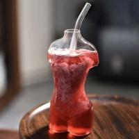 Cerveza Mujer Body Art Glass Bubble Tail Bar Copa de vino tinto personalizada - details 3