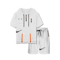 Conjunto de Verano 2025 para Hombres Camiseta de Manga Corta con Capucha Conjunto Deportivo Casual - details 5