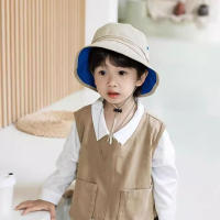 Sombrero de cubo transpirable de estilo coreano, sombrero de malla de secado rápido para verano para niños, sombrero para el sol Anti-UV, sombrero sombreado, sombrero de pescador para niños - details 10