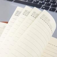 Cuaderno de Cuero A6 Suave PU Diario de Agenda de Planificador de Viajes Papelería Escolar - details 4